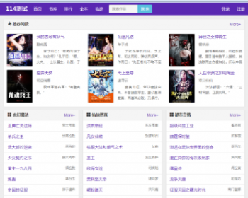 新版PHP小说泛站群系统程序 小说站群源码  小说泛目录站群源码